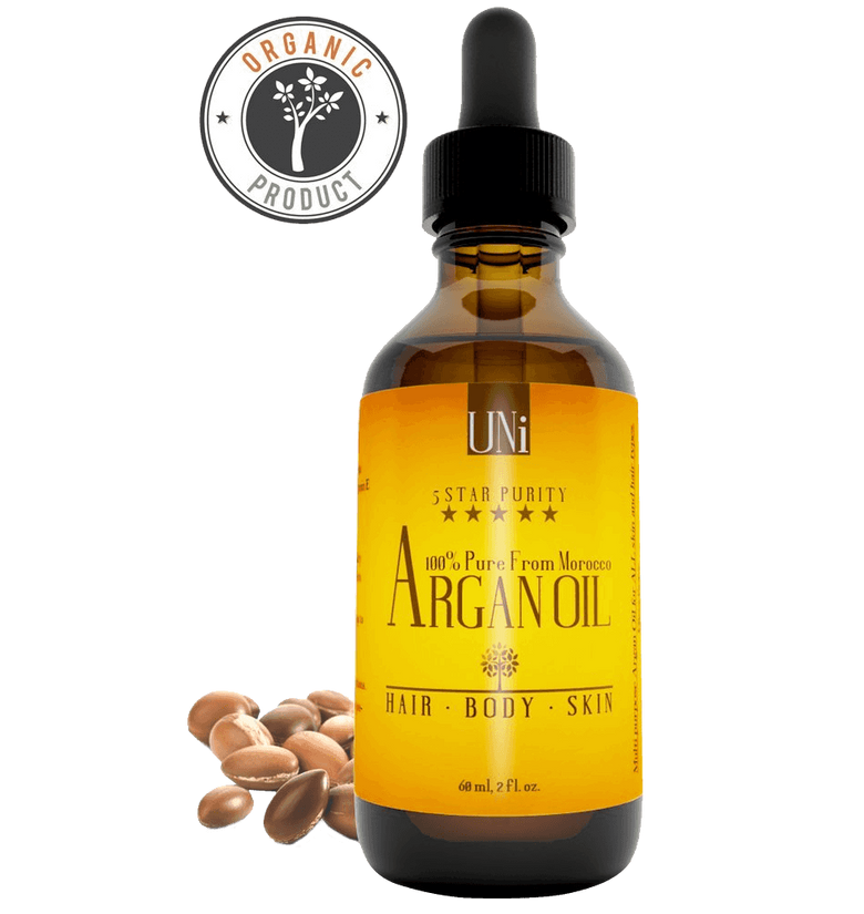 Premium Argan 100% Organic Pure Moroccan Argan Oil (60ml)