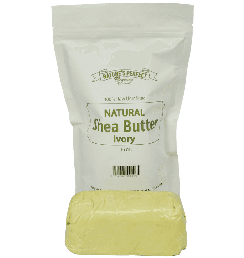 Shea Butter - Nature's Perfect Organics 100% Pure RAW Unrefined Shea Butter